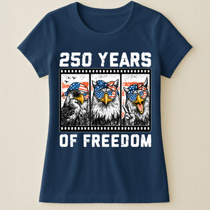Funny Eagel 250 Years Happy -  Shirt