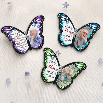 Walking Beside You Graduation Gift For Her, Him - Personalized Brooch