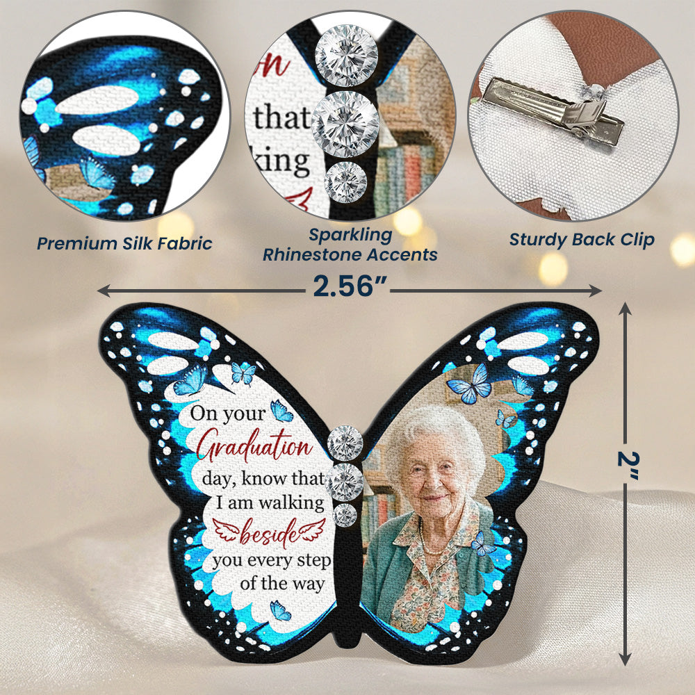 Walking Beside You Graduation Gift For Her, Him - Personalized Brooch