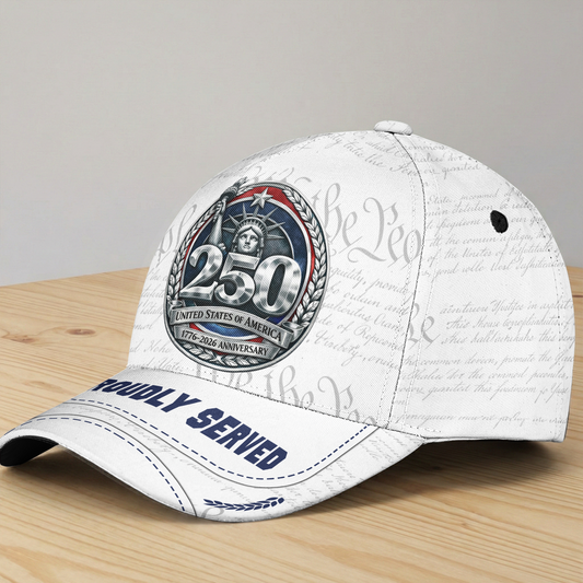 We The People Semiquincentennial Freedom USA - Personalized Cap