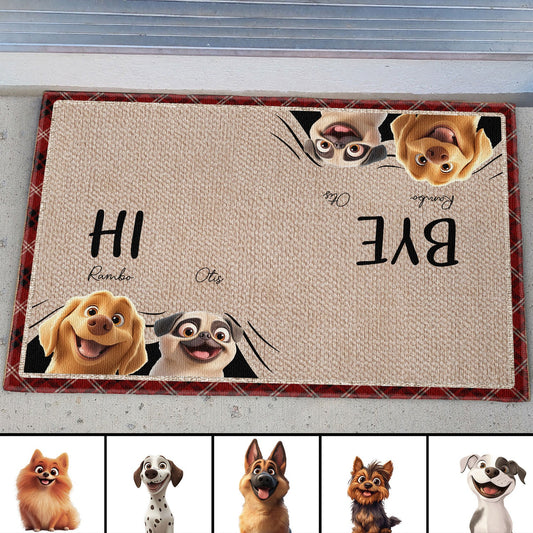 Welcome Mat For Dog Lover - Personalized Doormat