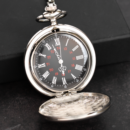 When Life Tries To Knock You Down - Personalized Pocket Watch