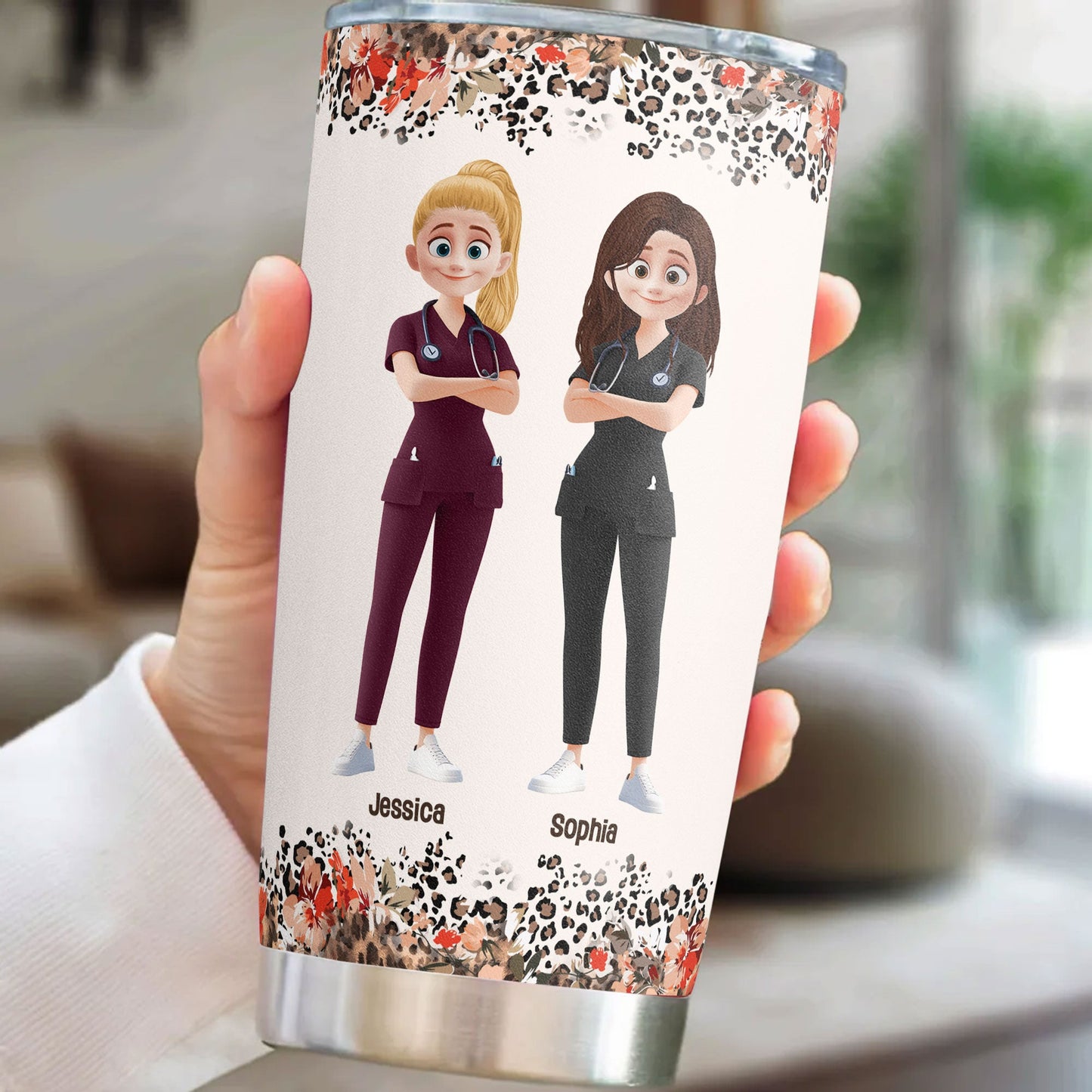 Work Made Us Colleagues - Personalized Tumbler Cup