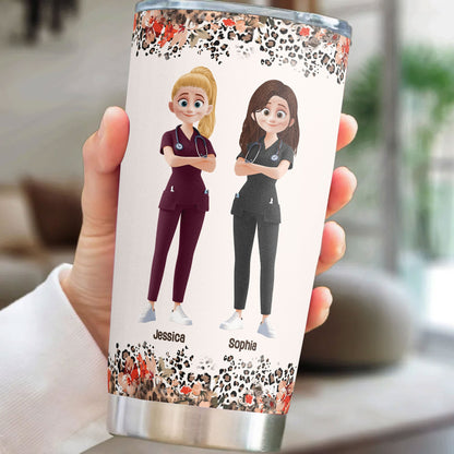 Work Made Us Colleagues - Personalized Tumbler Cup