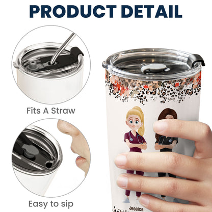 Work Made Us Colleagues - Personalized Tumbler Cup