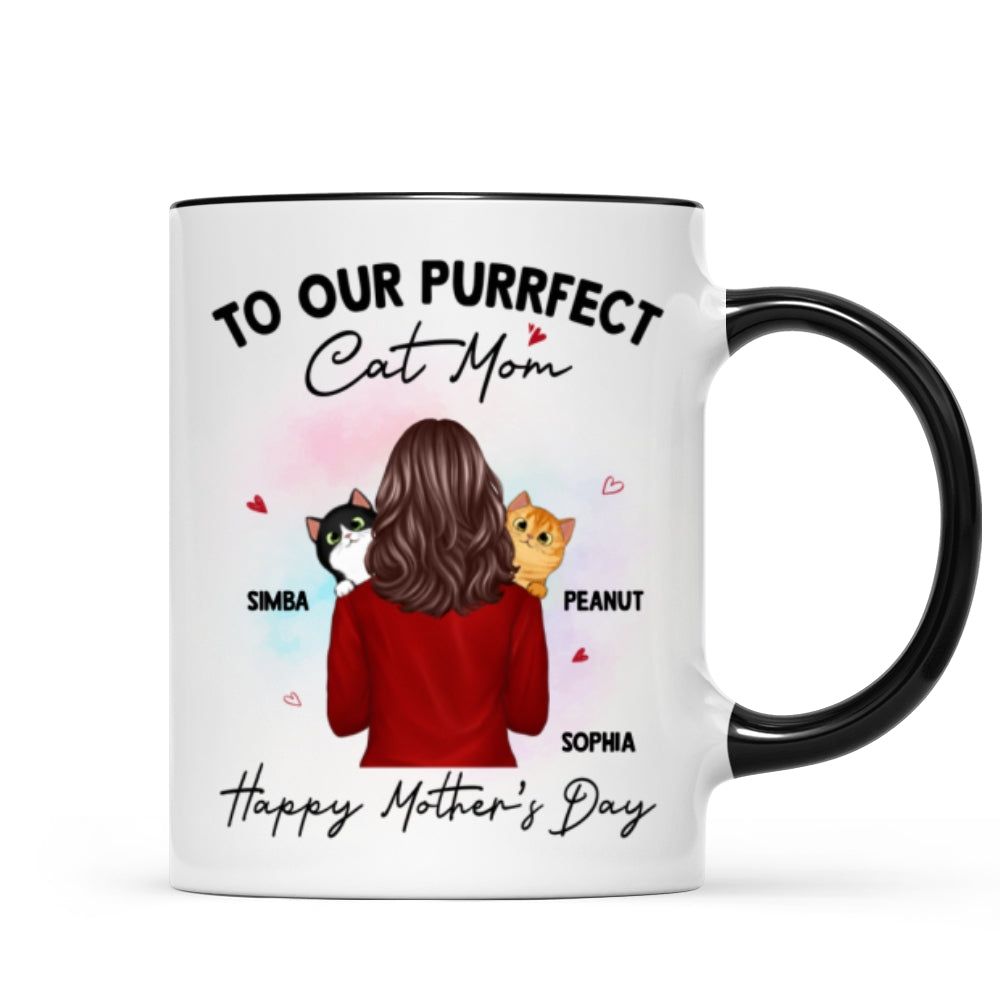 To My Purrfect Cat Mom Happy Mother‘s Day Personalized Mug
