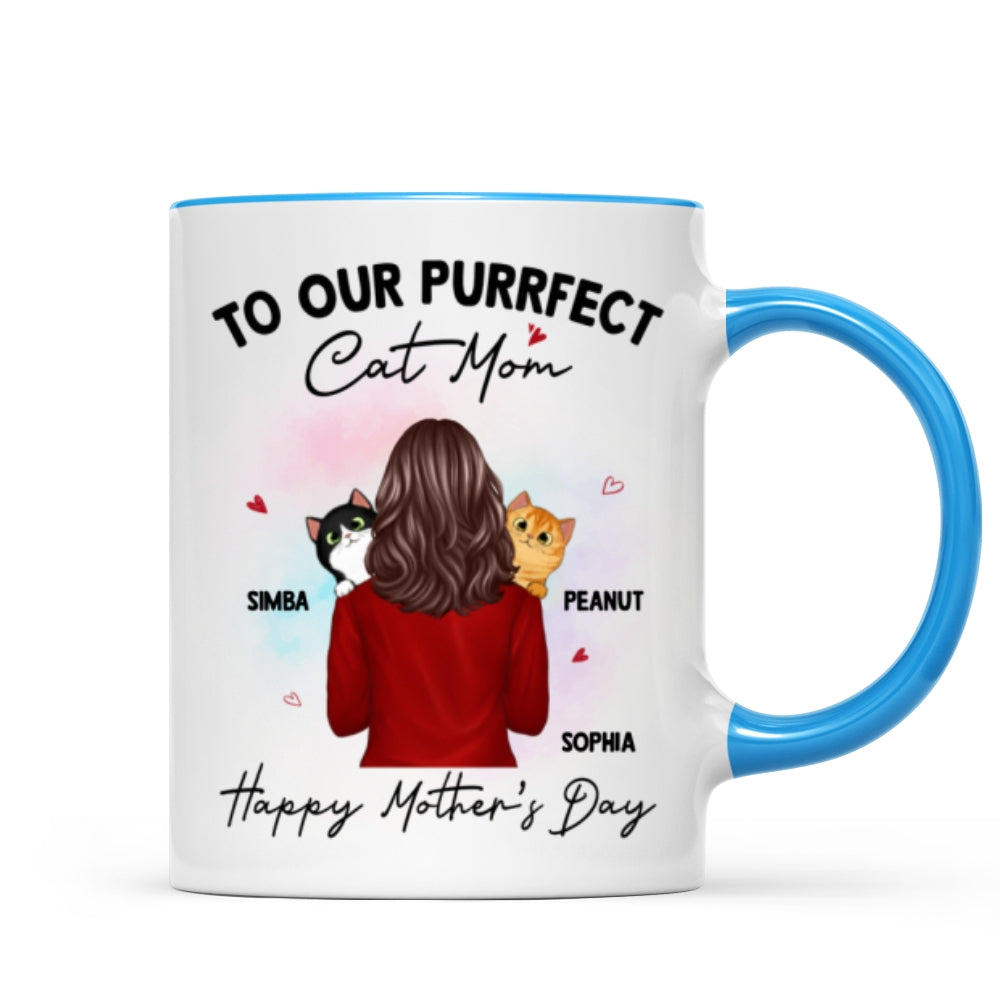To My Purrfect Cat Mom Happy Mother‘s Day Personalized Mug