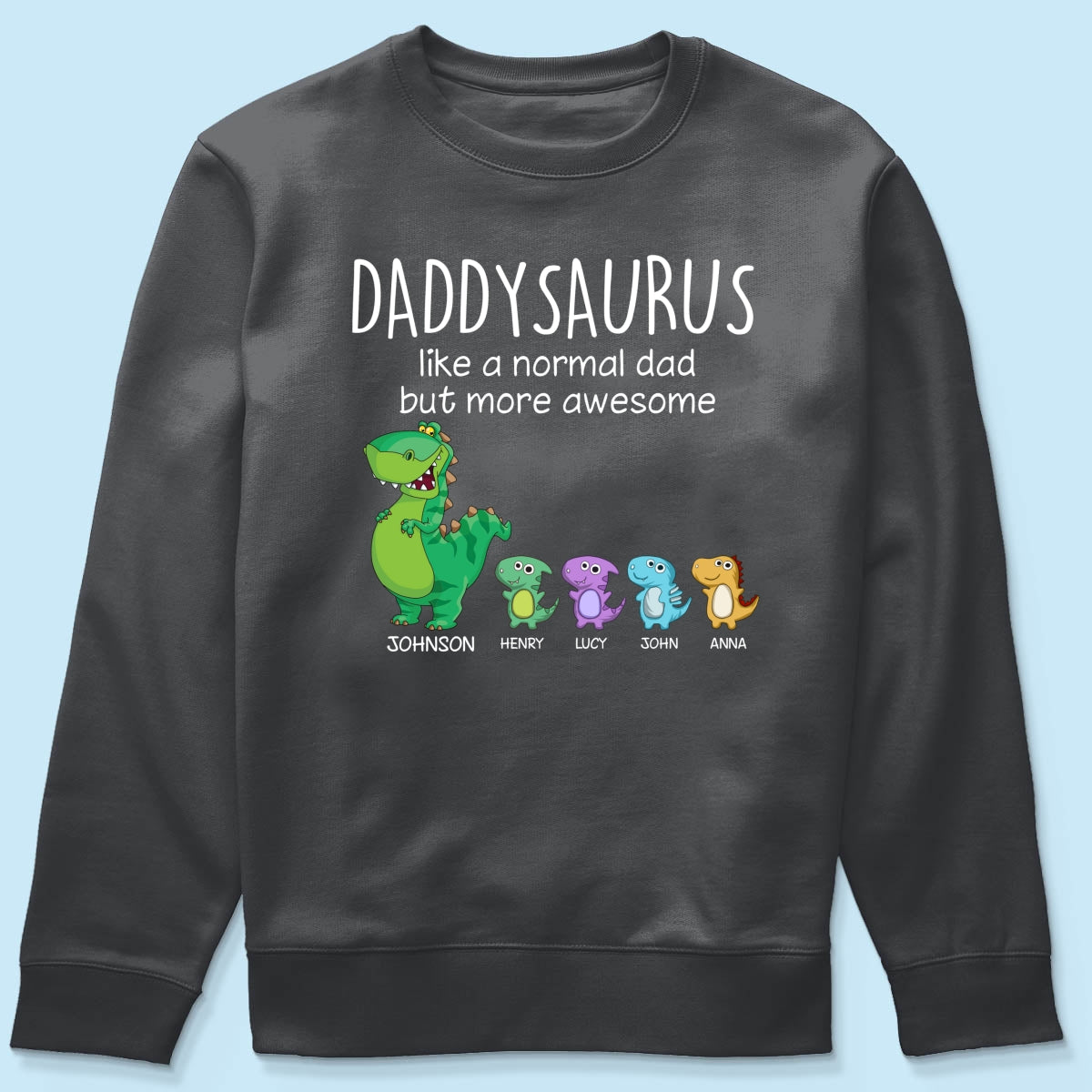 Grandpasaurus And Kids Personalized Shirt