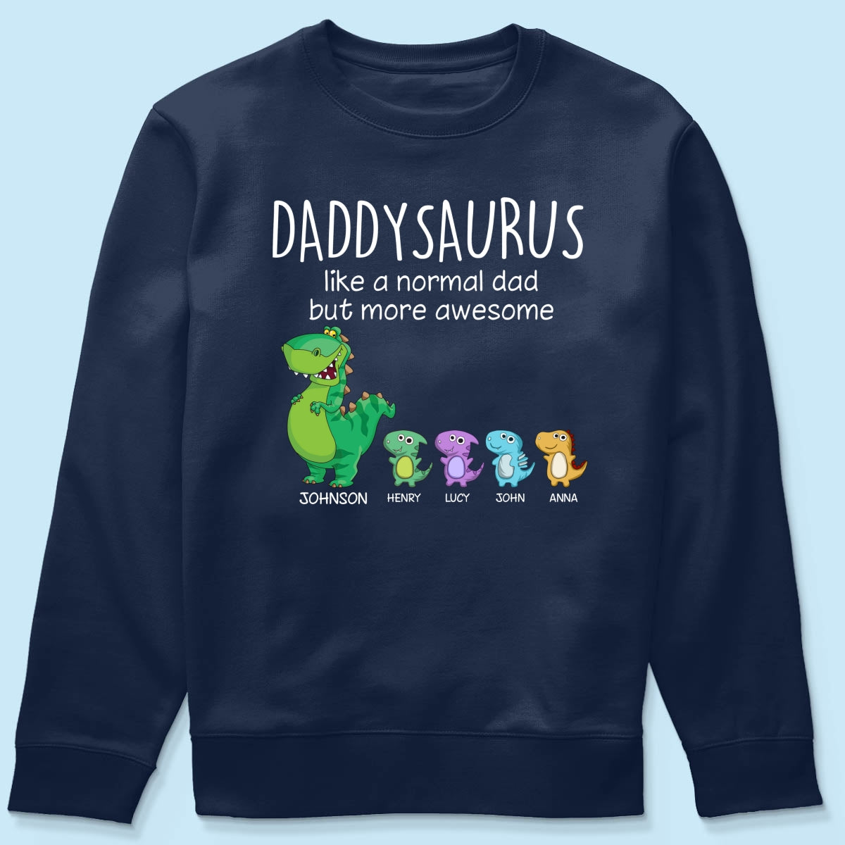 Grandpasaurus And Kids Personalized Shirt