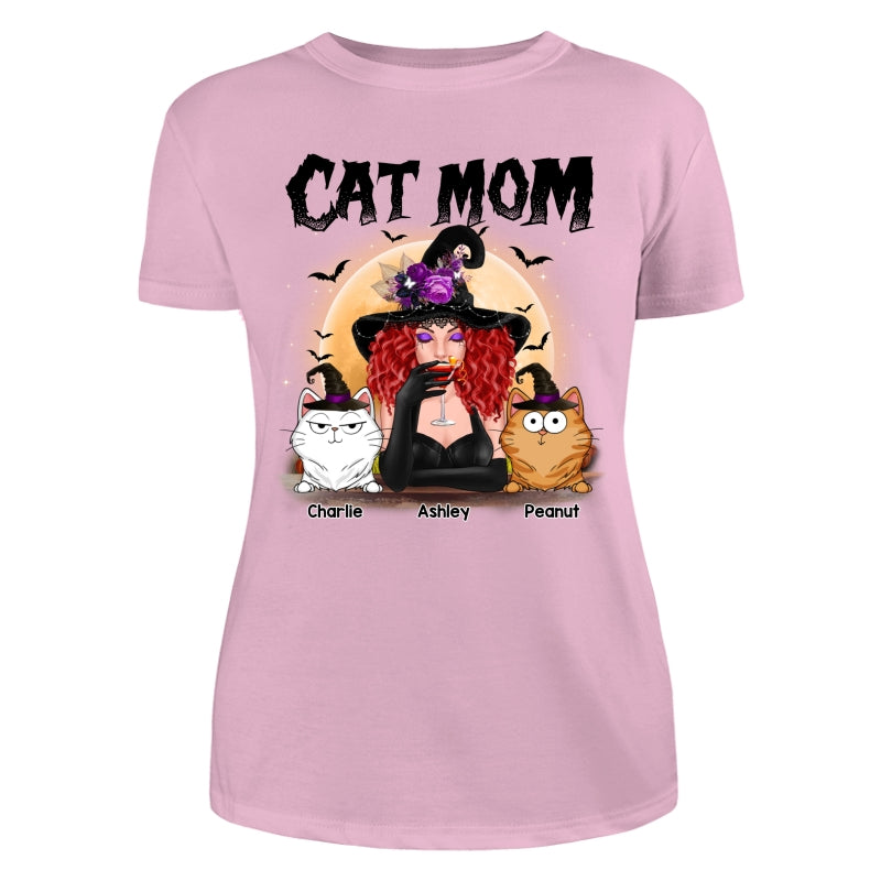 Crazy Cat Witch Funny Cat Expressions Personalized Shirt