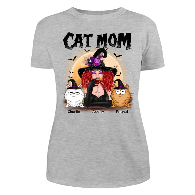 Crazy Cat Witch Funny Cat Expressions Personalized Shirt