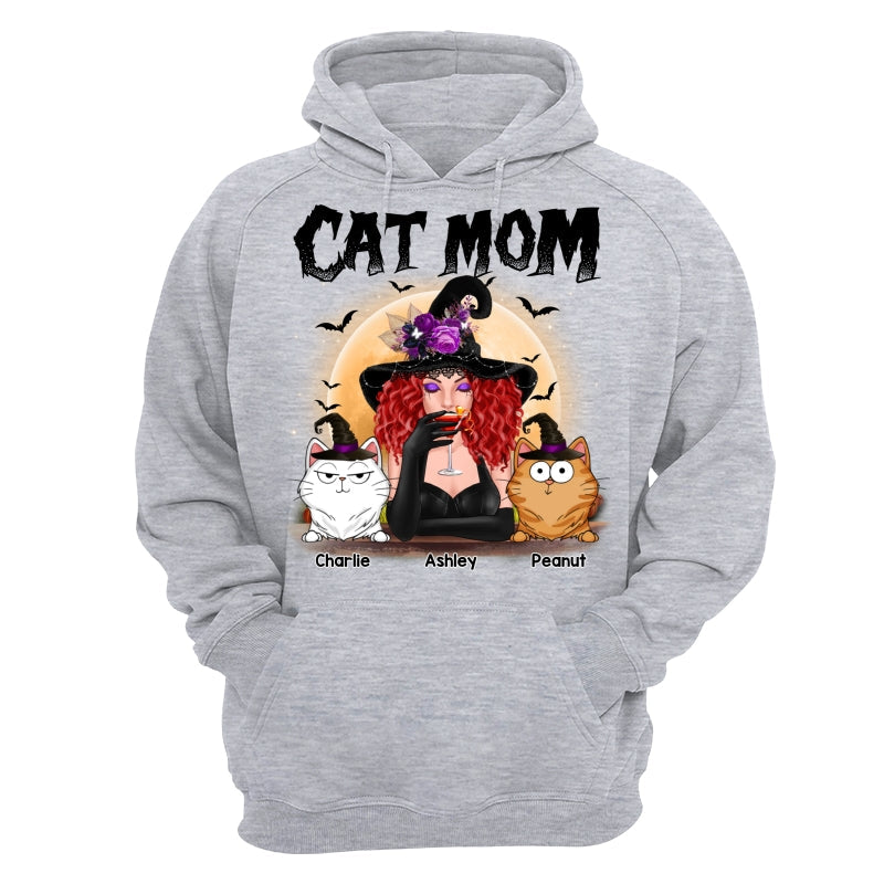 Crazy Cat Witch Funny Cat Expressions Personalized Shirt