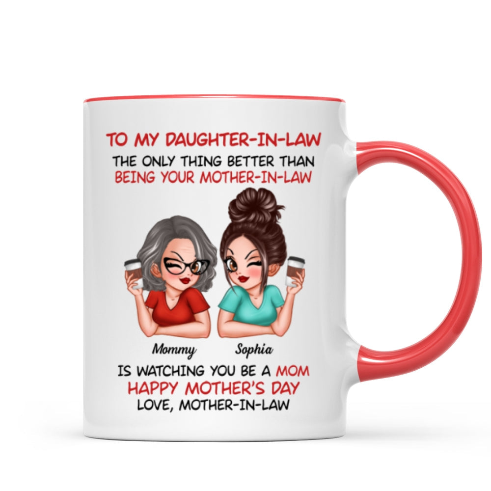 To My Daughter-In-Law Happy Mother‘s Day Personalized Mug