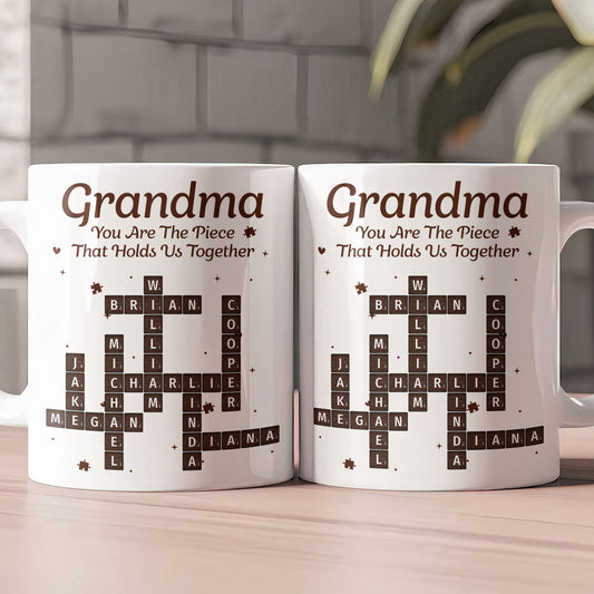 You Are The Piece That Holds Us Together - Personalized Mug