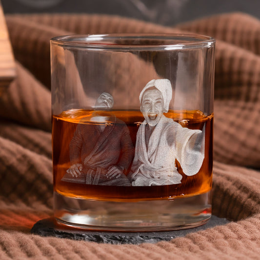 Father's Day Gifts, You're My Always & Forever - Personalized Whiskey Glass With Photo