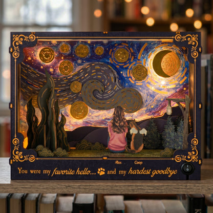 You Were My Favorite Hello And My Hardest Goodbye - Personalized DIY Book Nook Kit