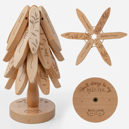 You'll Always Be My Best-Tea - Personalized Trivet Tree