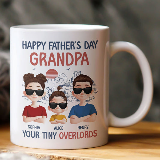 Father's Day Gifts, Your Tiny Overlords - Personalized Mug