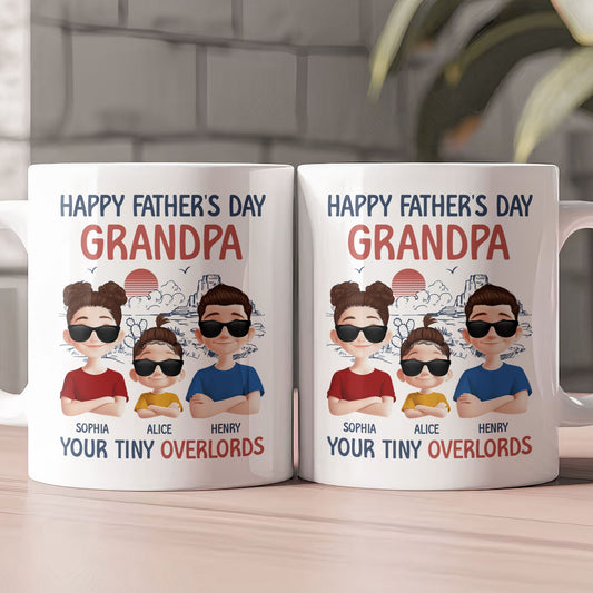 Father's Day Gifts, Your Tiny Overlords - Personalized Mug