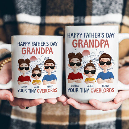 Father's Day Gifts, Your Tiny Overlords - Personalized Mug