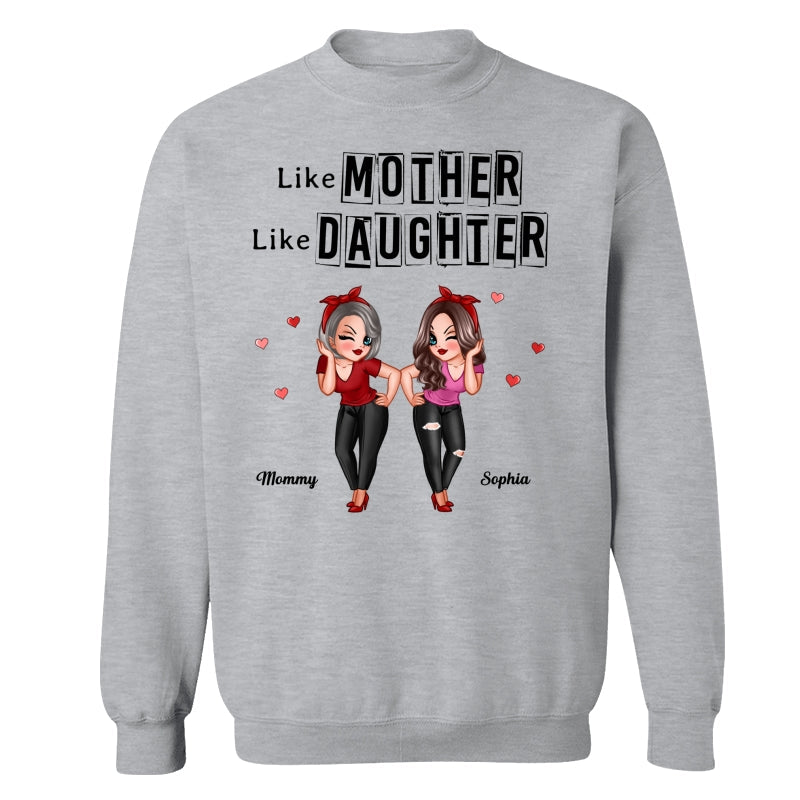 Frame Words Like Mother Like Daughter Personalized Shirt