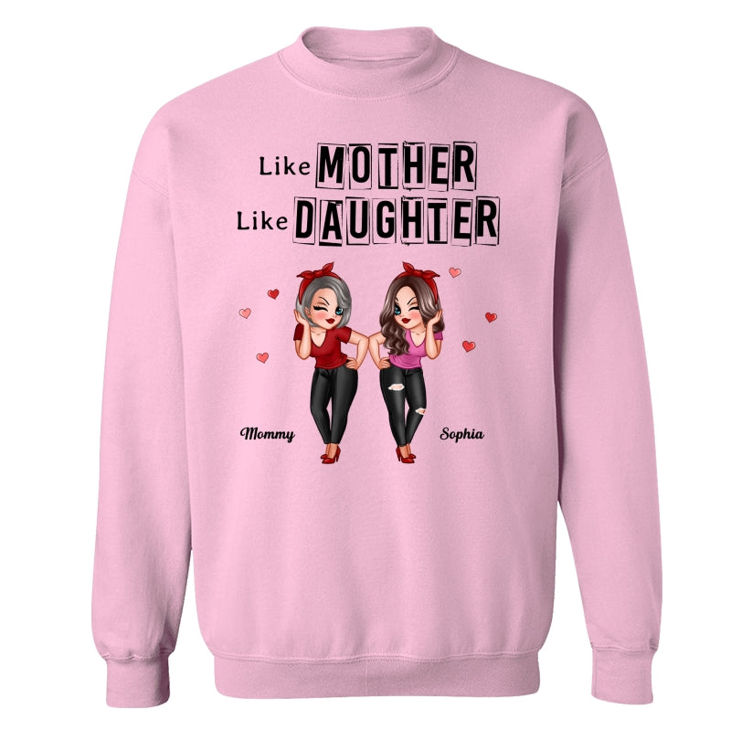 Frame Words Like Mother Like Daughter Personalized Shirt