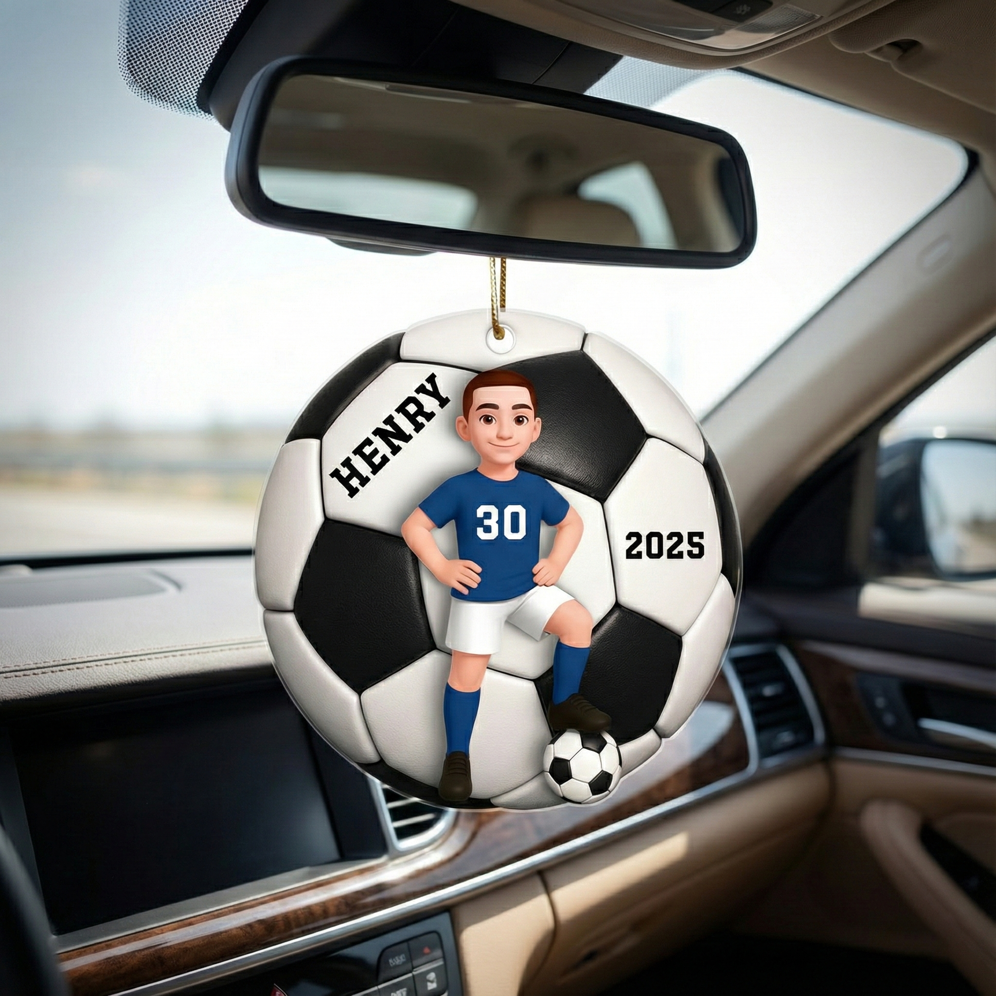 3D Effect Karate Boy Girl - Personalized 3D Sport Acrylic Car Hanger - Personalized Gift for Son, Daughter, Grandson, Granddaughter