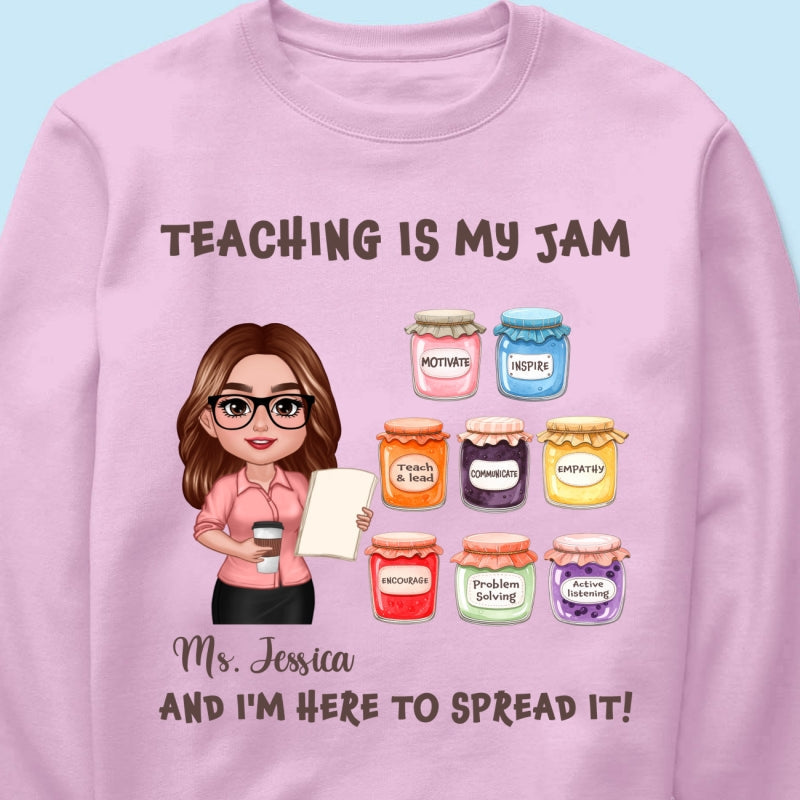 Teacher Teaching Is My Jam Personalized Shirt
