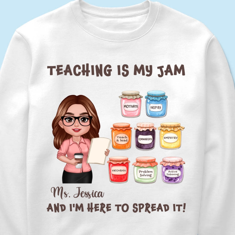 Teacher Teaching Is My Jam Personalized Shirt