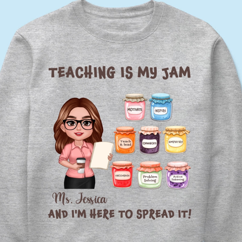 Teacher Teaching Is My Jam Personalized Shirt