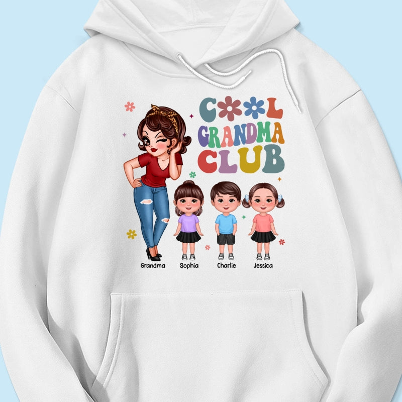 Cool Grandma Club - Personalized Shirt - Gift For Grandma