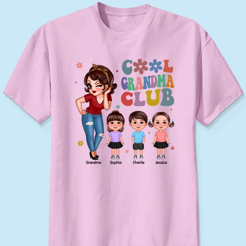Cool Grandma Club - Personalized Shirt - Gift For Grandma