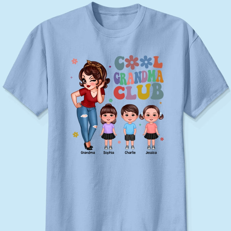 Cool Grandma Club - Personalized Shirt - Gift For Grandma