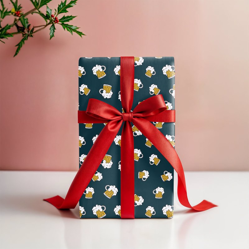 Beer Ice Cold Gift Wrapping Paper