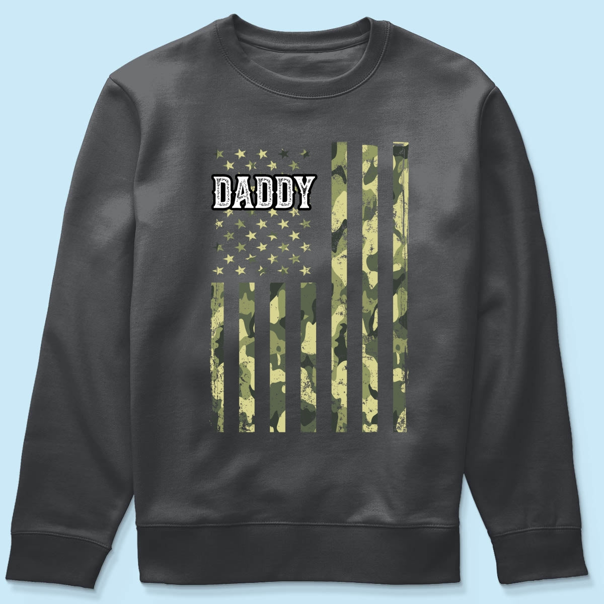 Dad Grandpa Nation Flag Photo Inserted Personalized Shirt, 4th Of July, Patriotic Gift