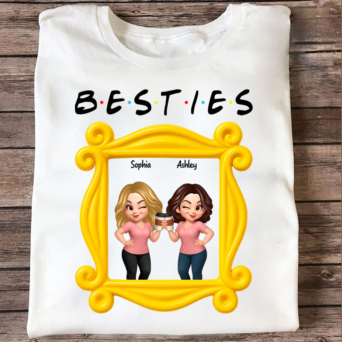 Best Friends Personalized Funny Matching Shirts, Sweatshirts, Fall Gift for Best Friends