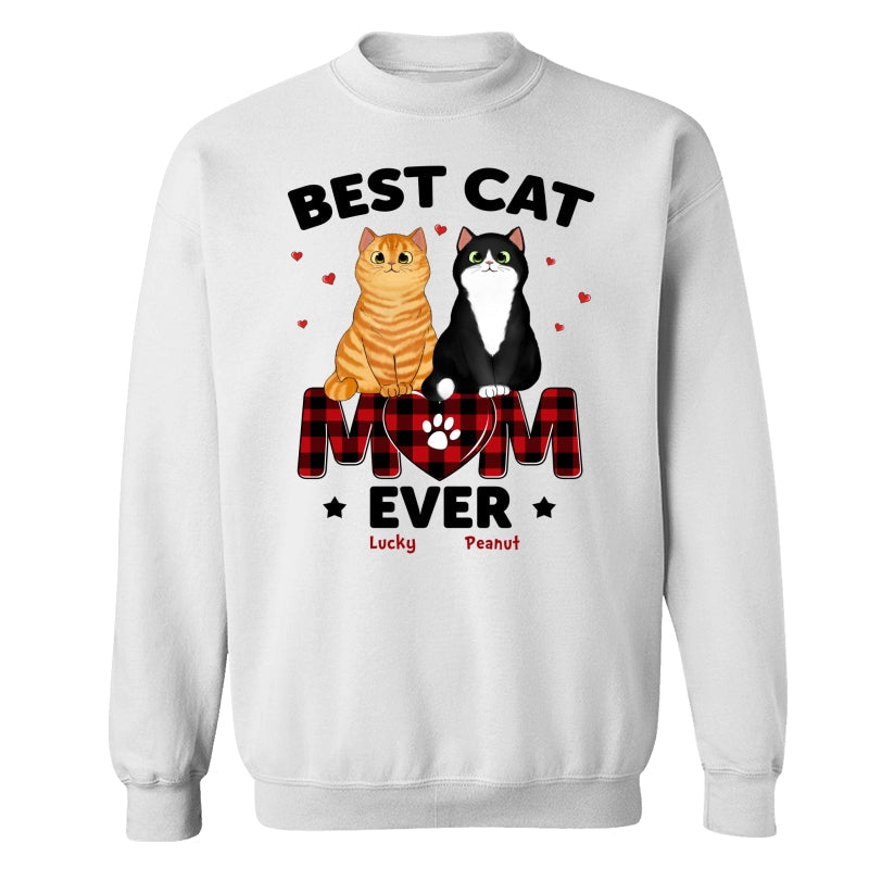 Best Cat Mom Ever Personalized Shirt
