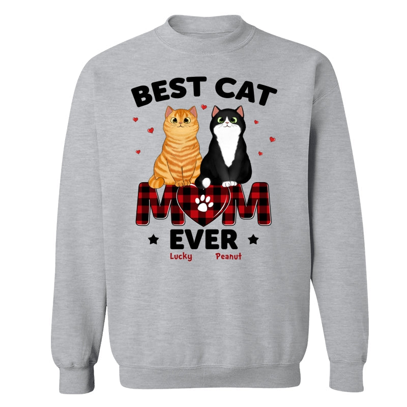 Best Cat Mom Ever Personalized Shirt