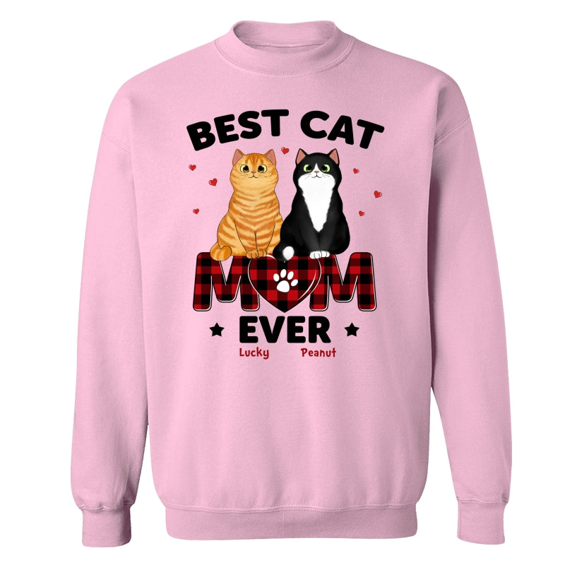 Best Cat Mom Ever Personalized Shirt
