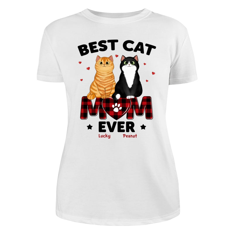 Best Cat Mom Ever Personalized Shirt