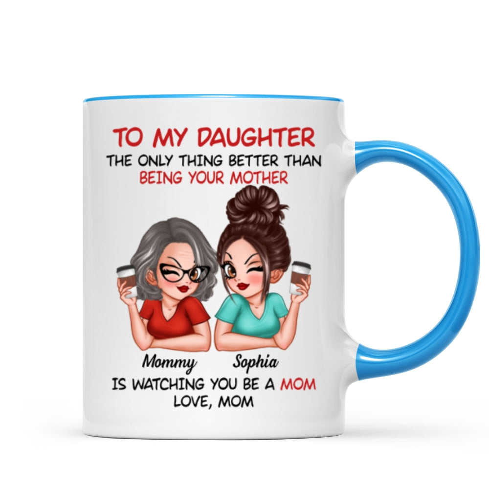 To My Daughter From Mom Personalized Mug