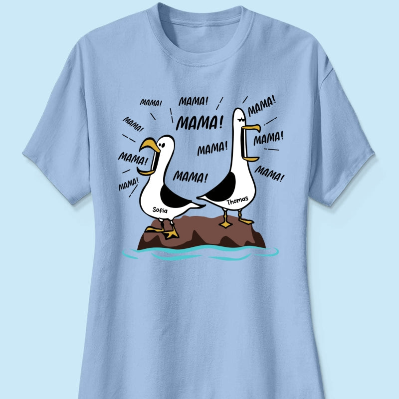 Mwen-Mama Mama! Mama! Mama! - Personalisiertes Shirt - Lustiges Muttertagsgeschenk fr Mutter
