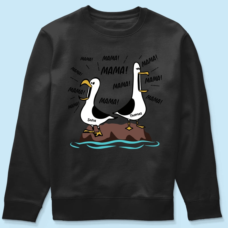Mwen-Mama Mama! Mama! Mama! - Personalisiertes Shirt - Lustiges Muttertagsgeschenk fr Mutter