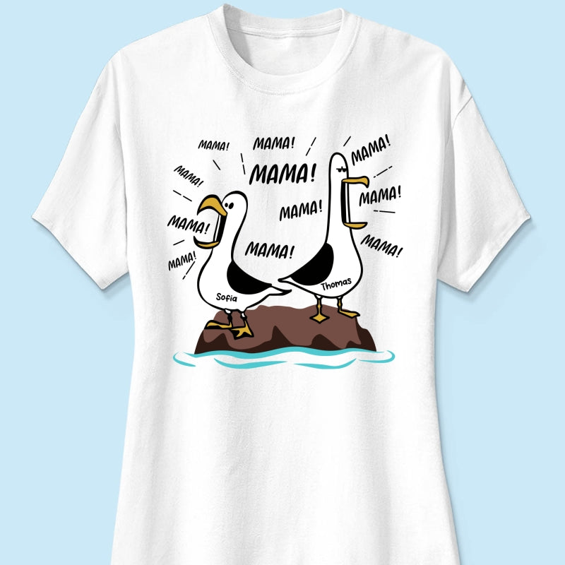 Mwen-Mama Mama! Mama! Mama! - Personalisiertes Shirt - Lustiges Muttertagsgeschenk fr Mutter