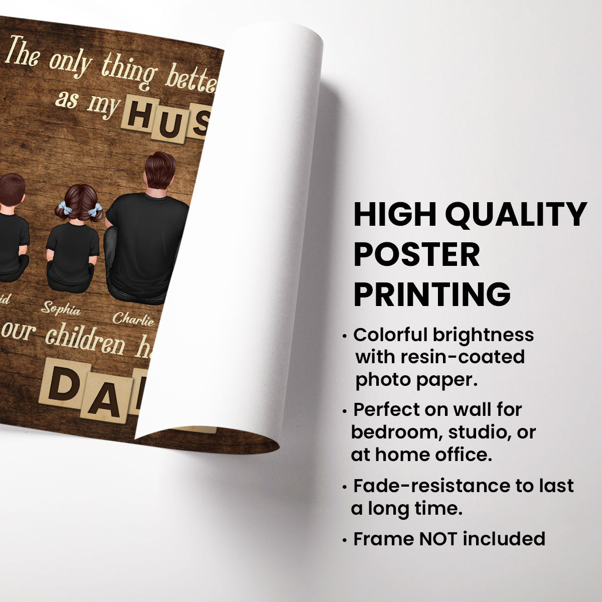 The Only Thing Better Than Gift for Dad Grandpa - Personalized Poster - Gift For Dad, Gift For Husband, Gift For Grandpa