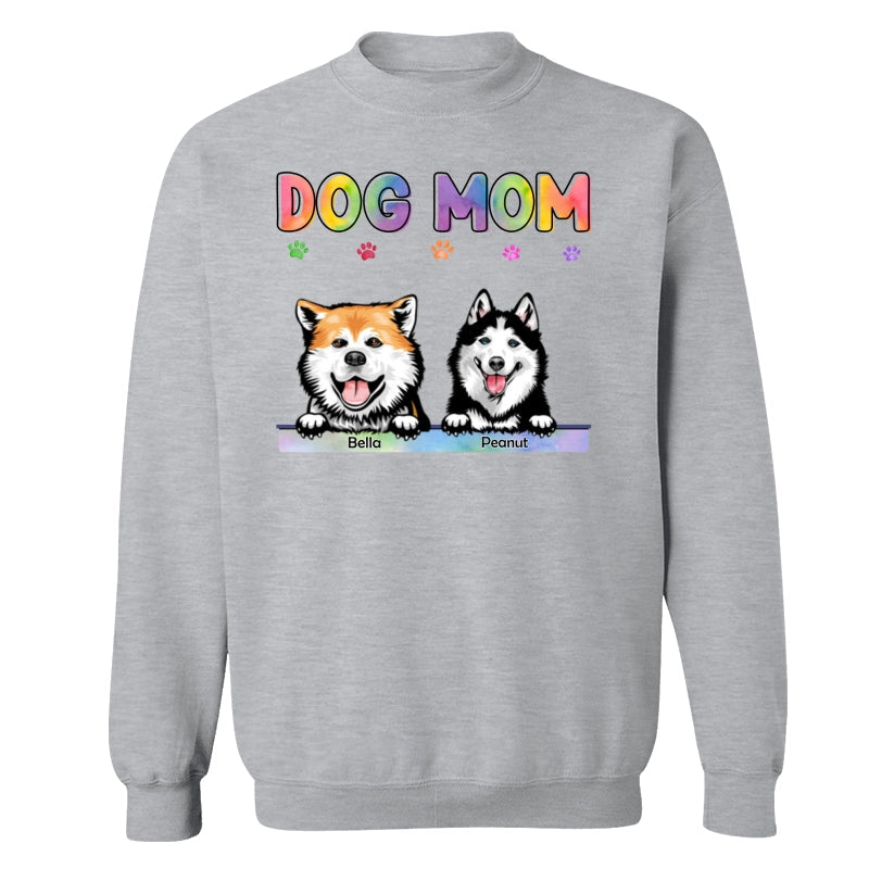 Dog Cat Mom Bright Color Gift For Pet Lover Personalized Shirt