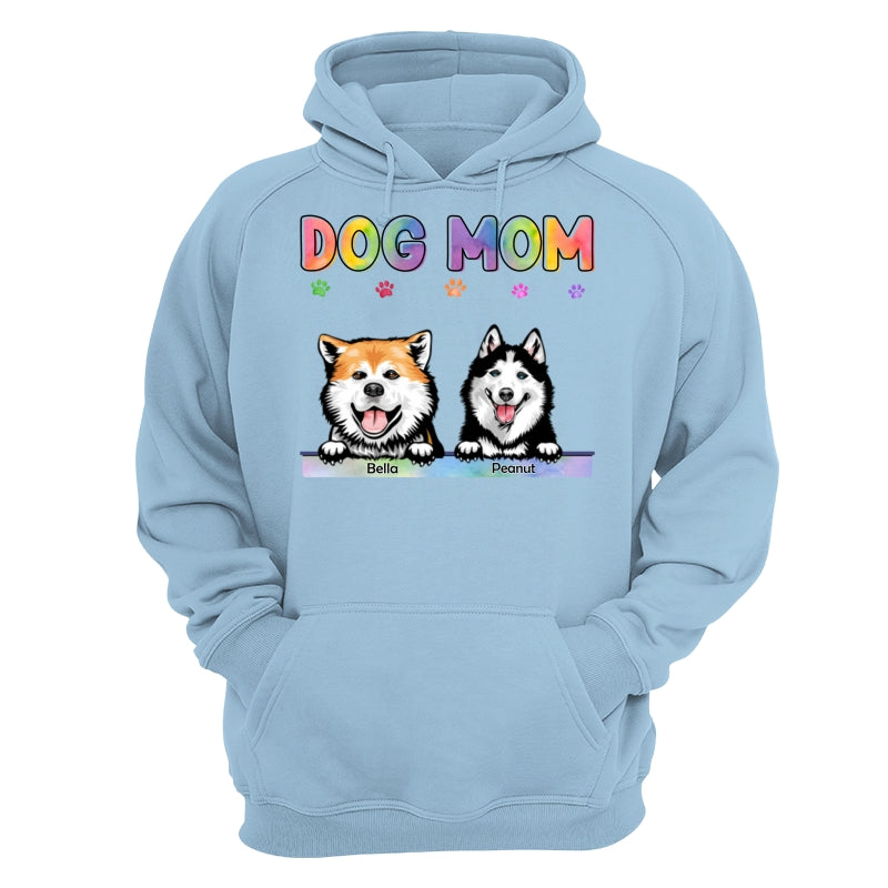 Dog Cat Mom Bright Color Gift For Pet Lover Personalized Shirt