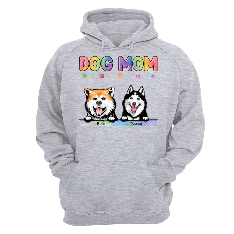 Dog Cat Mom Bright Color Gift For Pet Lover Personalized Shirt