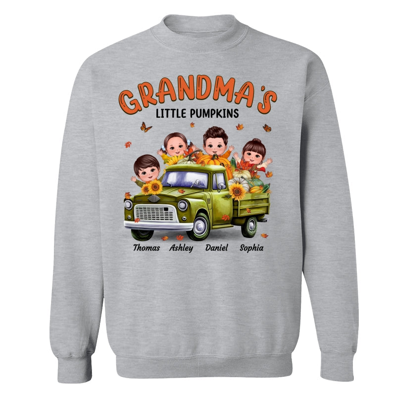Fall Season Happy Doll Kids Truck Personalized Shirt