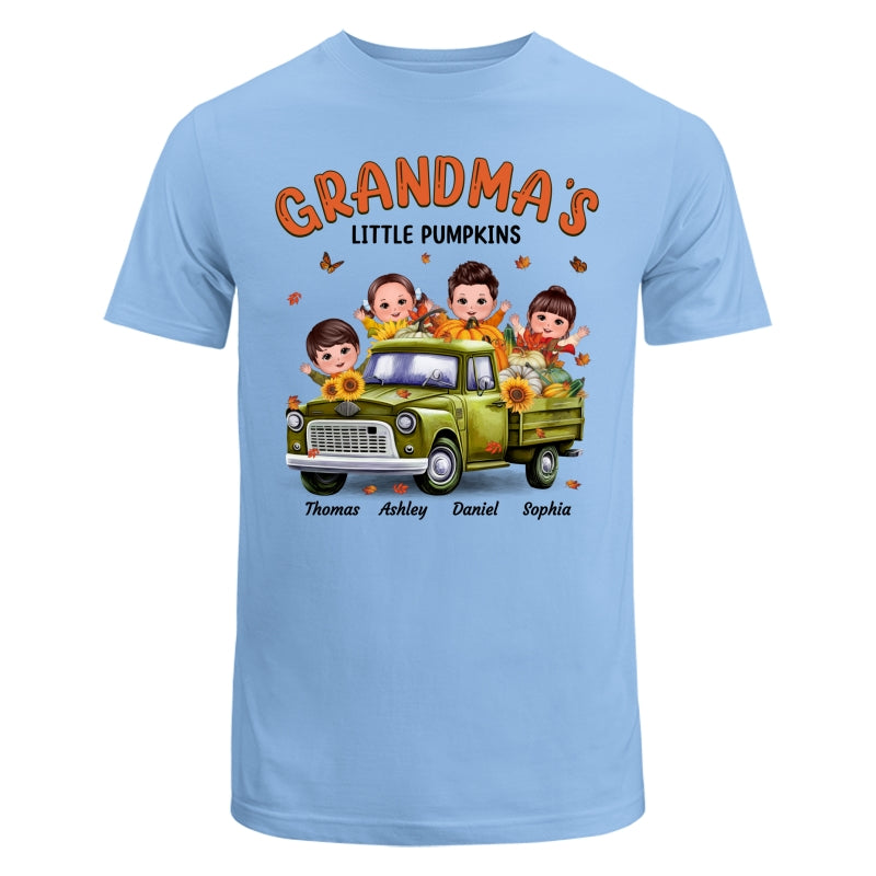 Fall Season Happy Doll Kids Truck Personalized Shirt